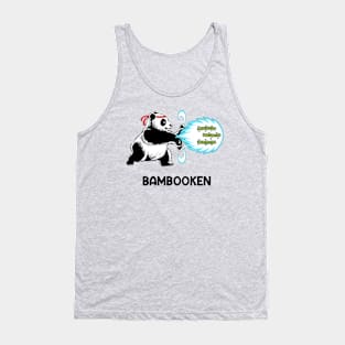 Panda Bear Fighter Bamboo Plant Bambooken Tank Top